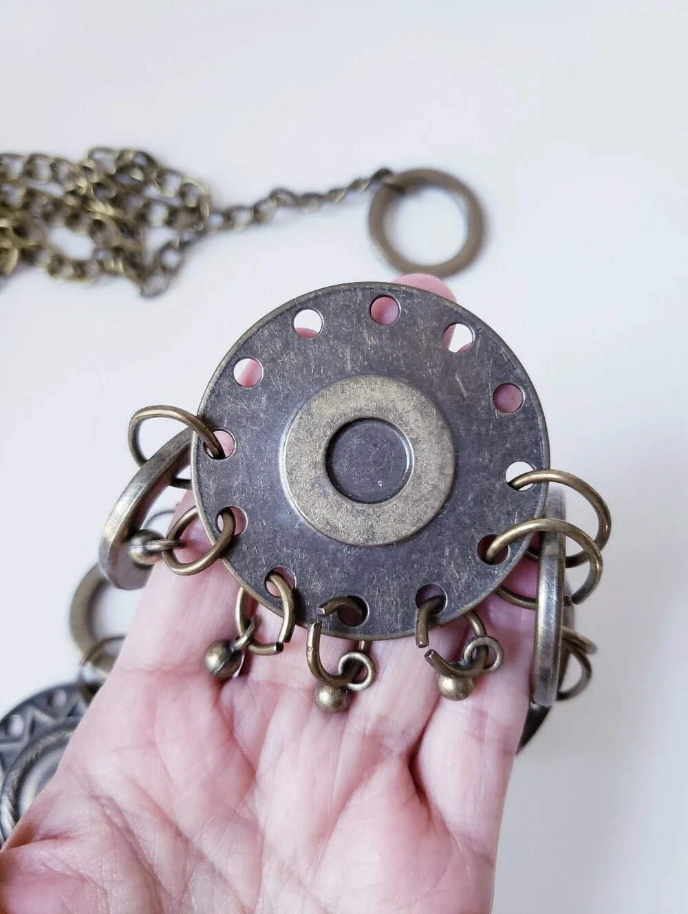 Vintage Bohemian Metal Chain Belt